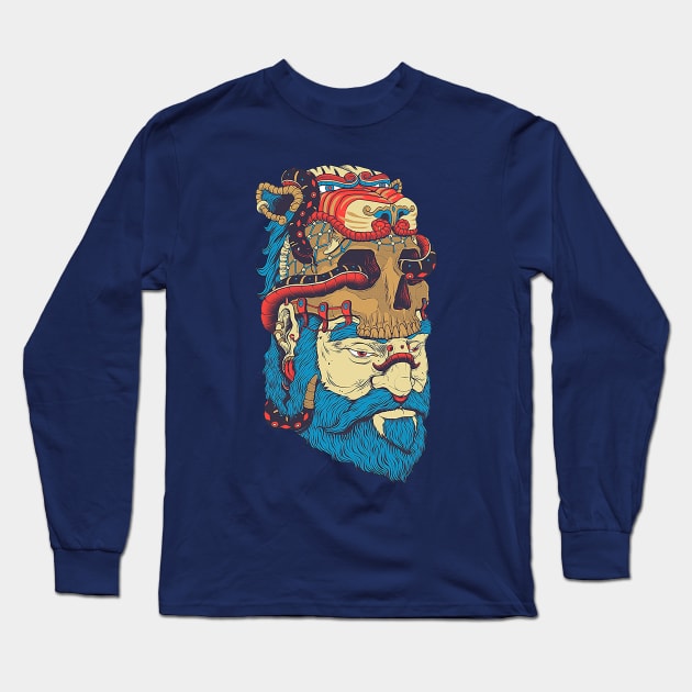 Ornament Popart Long Sleeve T-Shirt by antoirma